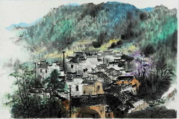 走近自然 •顾大明青绿山水画艺术展宁夏博物馆开展
