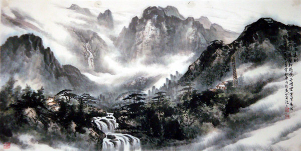 刘东方中国山水画写生作品