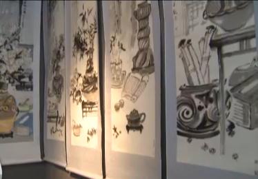 ����ʮ��ũ���黭����Ʒչ���໭Ժ��Ļ