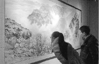 ���������黭չ���ں��ϲ���Ժ��Ļ