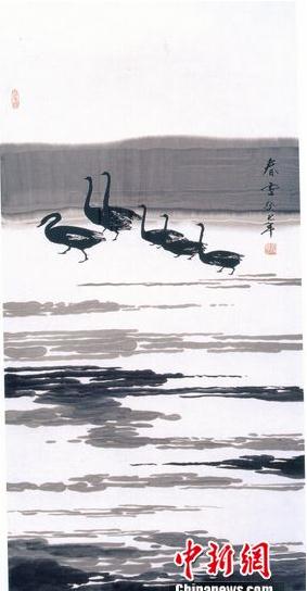 张兆明个人画展吴东魁艺术馆开幕