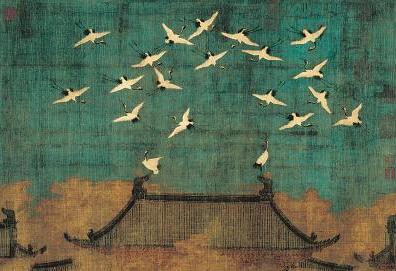 30岁宋徽宗绘《瑞鹤图》 望安定朝廷内外人心(图)