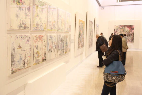 炫像·张卫水墨艺术展中国美术馆开幕