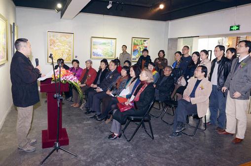 伊朗著名女画家谷寂《谷寂花开》作品展亮相浙江杭州