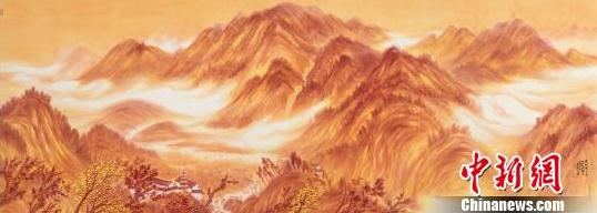 2013侯立远山水作品展北京新保利大厦展出