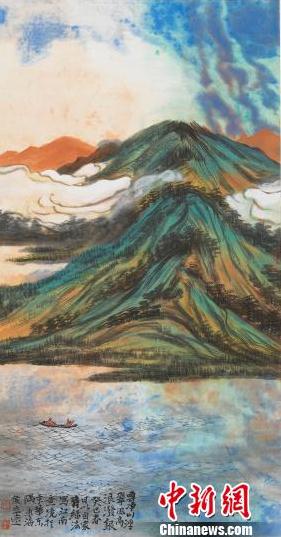 2013侯立远山水作品展北京新保利大厦展出