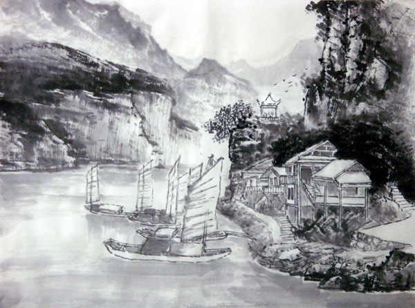 刘东方三峡采风系列-三峡人家