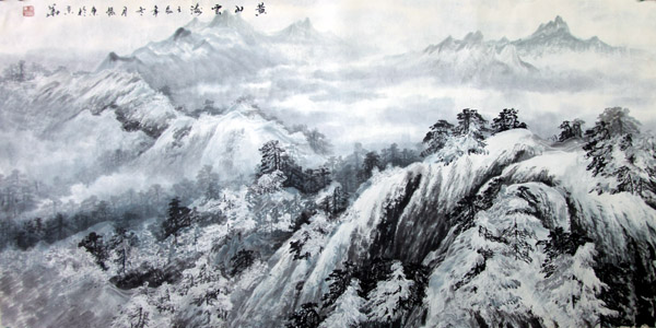 李振东先生作品欣赏-黄山云海