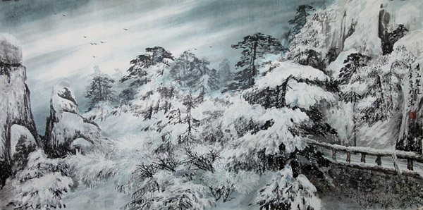 李振东先生作品欣赏-黄山圣境