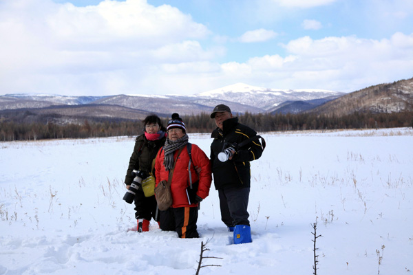 于志学重返敖鲁古雅-冰雪画派在大兴安岭奥克里堆山下写生
