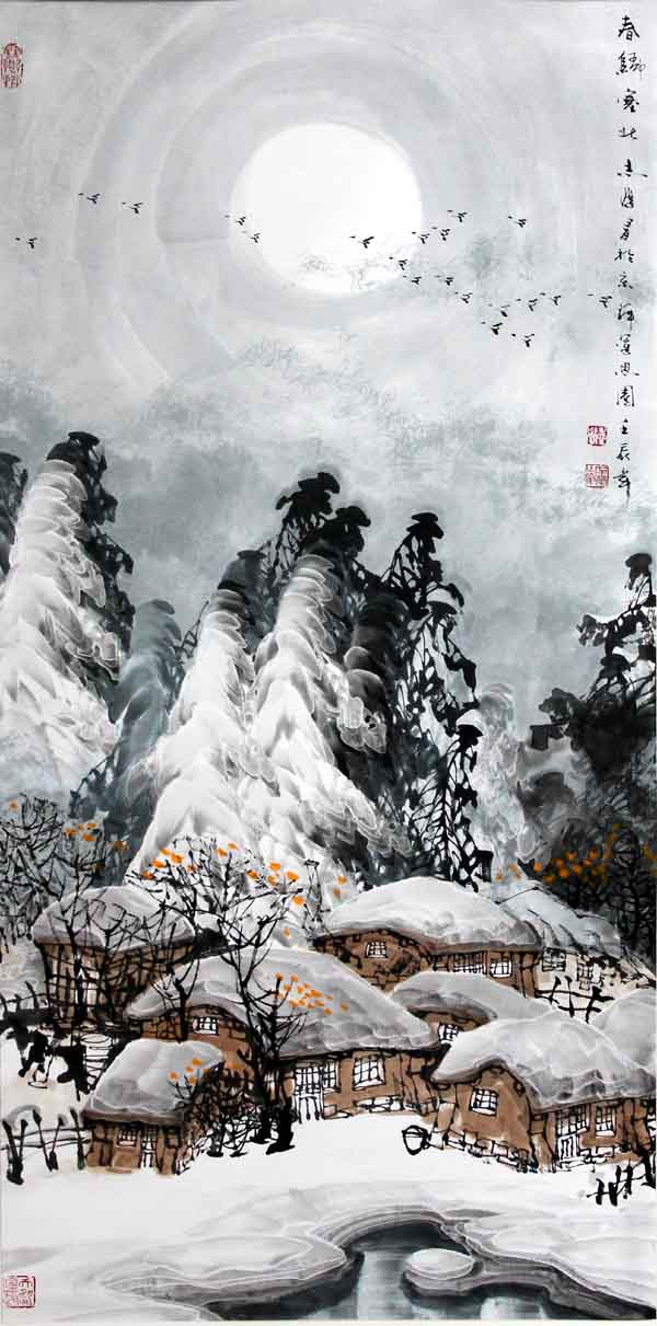 于志学先生作品赏析-春归塞北