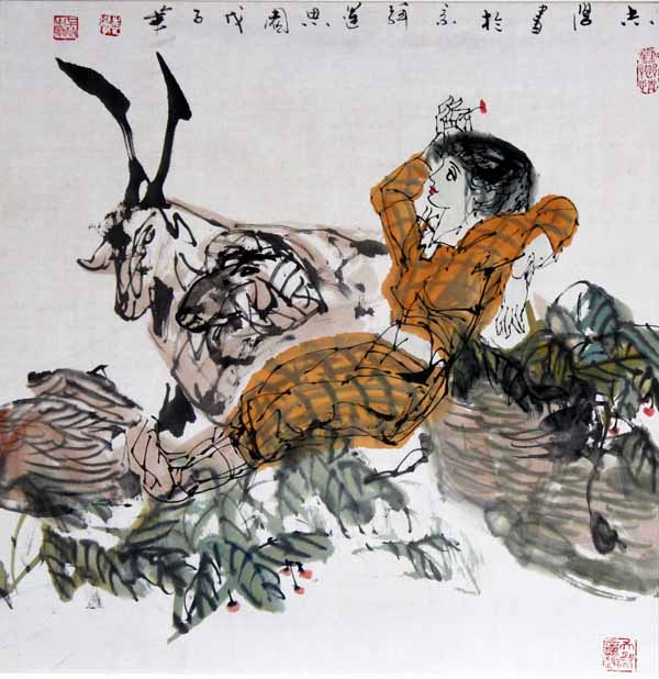 于志学先生作品赏析-吉祥图