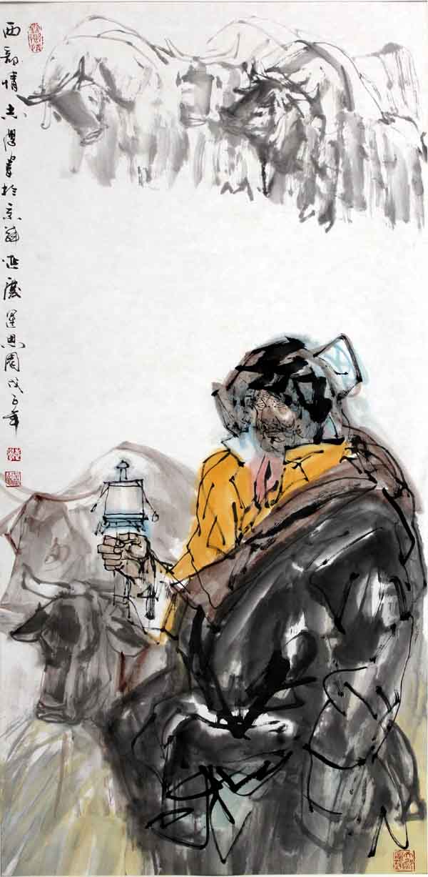于志学先生作品赏析-西部情
