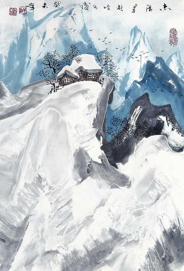 于志学先生作品赏析-雪梦 2003 68x45