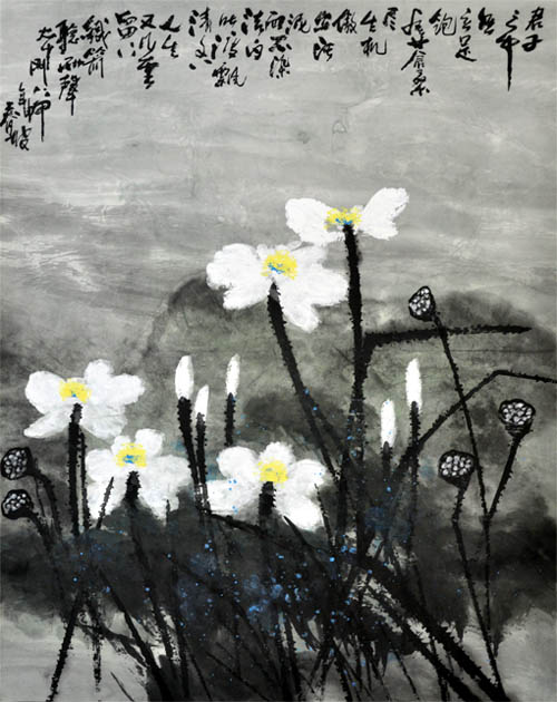 史春坡先生作品欣赏-君子之中无立足甲申年3尺x4尺