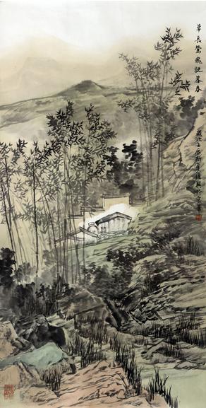 张复兴国画作品展在北京经典美术馆开展