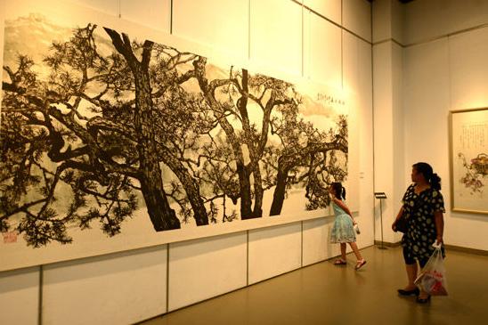 ���ٺ��黭��Ʒչɽ������ݿ�Ļ