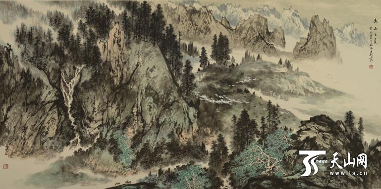 大美天山·新疆中国画全国行河南郑州开幕