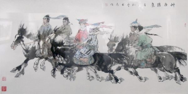 壮哉《草原雏鹰》 读刘大为作品有感