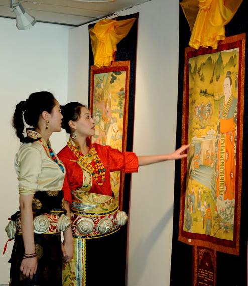 百幅四川藏区唐卡画《三国演义》亮相羊城