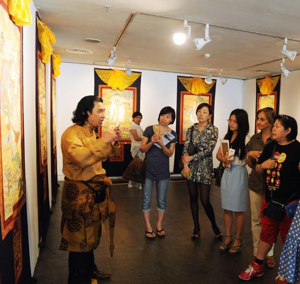 百幅四川藏区唐卡画《三国演义》亮相羊城