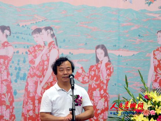 �������ߡ���ѧ�����ﻭ��Ʒչ�ھ���Ļ