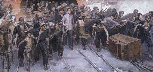 侯一民两幅历史画学术解析展中国美术馆开幕