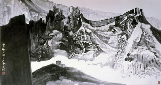 黄越山水画作品选登