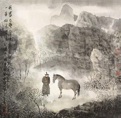 姜作臣彩墨江山全国巡展亮相北京郎园文化创意园