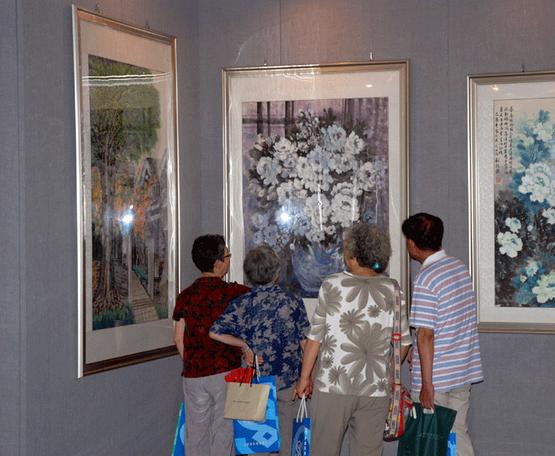 刘敬国、朱堃书法绘画展亮相北京民族文化宫