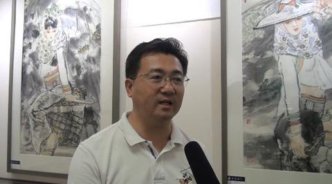 当代画坛六人展北京丹凤朝阳美术馆开幕