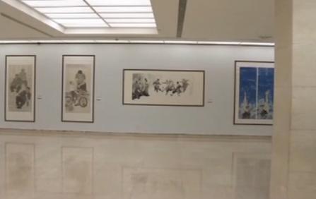第八届中国体育美术精品展鲁迅美术学院开幕