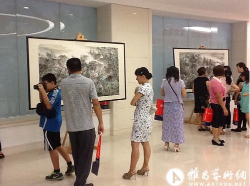 行走西部-游桂光国画作品展海口启幕