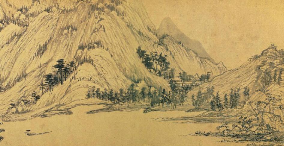 山水画历史名作赏析-元《富春山居图(无用师)》