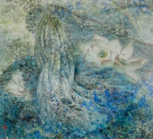 �㽭�����ݴ�ѧ���������ѧԺ��ʦ�黭��Ʒչ��Ļ