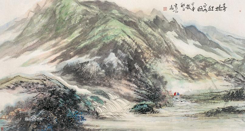 宋鸣先生山水画作品(中国山水画艺术网)