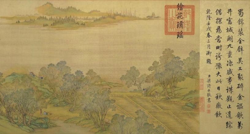 中国山水画历史名作赏析-清《清院本清明上河图》