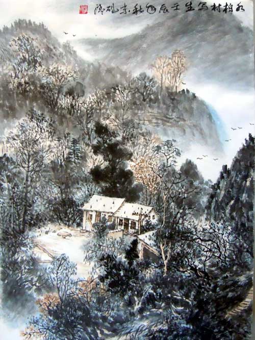 许砚清先生山水画作品选登(中国山水画艺术网编发)