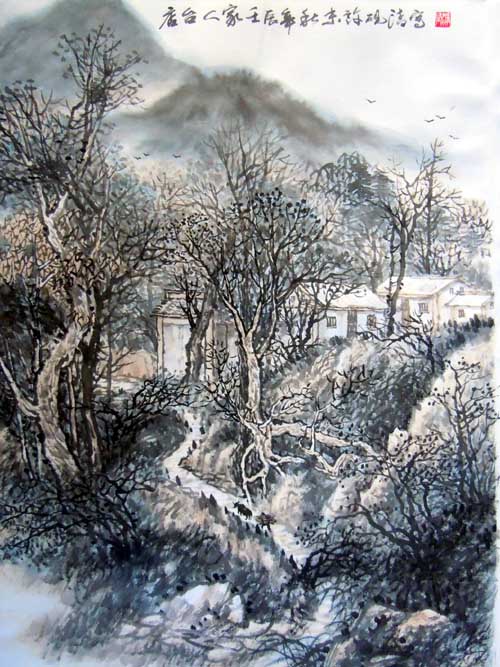 许砚清先生山水画作品选登(中国山水画艺术网编发)