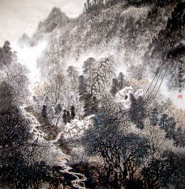 许砚清先生山水画作品选登(中国山水画艺术网编发)
