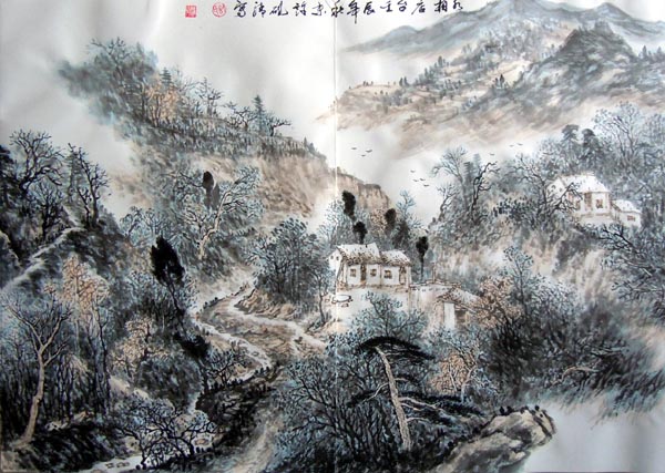 许砚清先生山水画作品选登(中国山水画艺术网编发)