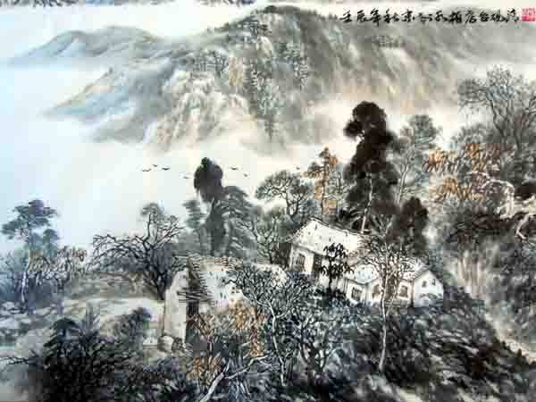 许砚清先生山水画作品选登(中国山水画艺术网编发)