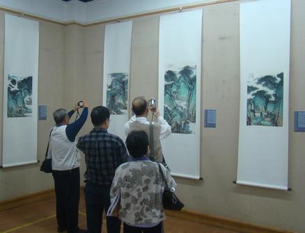 新娄东画派山水画展合肥亚明艺术馆开幕