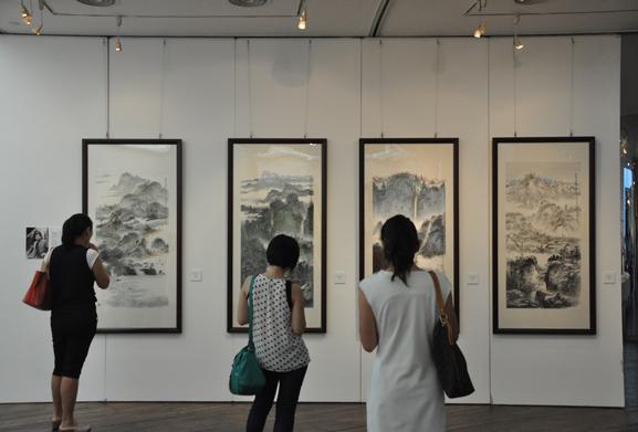 2013�к�ˮī��������չ ڹ���к��黭ͬԴ