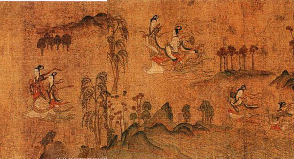 中国山水画历史名作赏析-晋《洛神赋图》卷