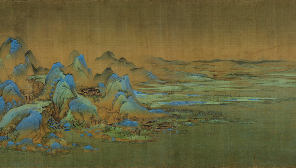 中国山水画历史名作赏析-北宋《千里江山图》