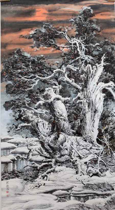 李珂钧 胡杨礼赞 198x98 2009年
