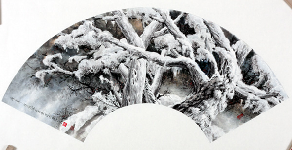 李珂钧 孔府古柏系列-2 2 008年 115x54