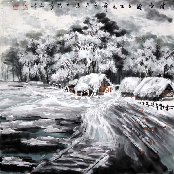 高俊峰 隆冬 68×68cm 2012年