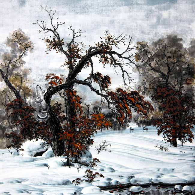 袁平 金玉年华68×68cm 2012年